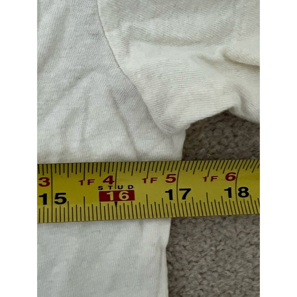 Re/Done White Graphic Tee with Deer Print - Picture 4 of 8